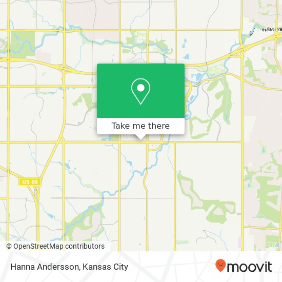 Mapa de Hanna Andersson, 4832 W 119th St Leawood, KS 66209