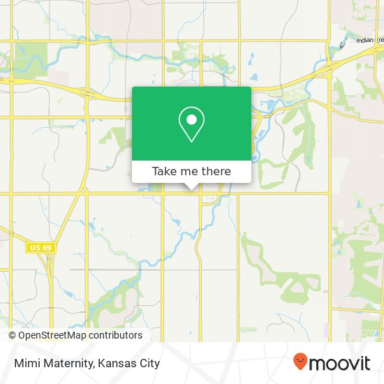 Mapa de Mimi Maternity, 4824 W 119th St Leawood, KS 66209