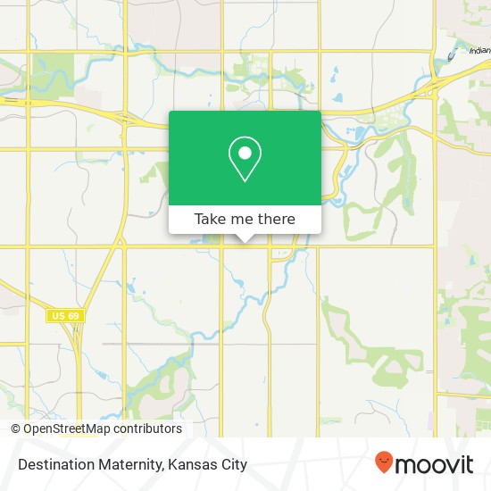 Mapa de Destination Maternity, 5100 W 119th St Leawood, KS 66209