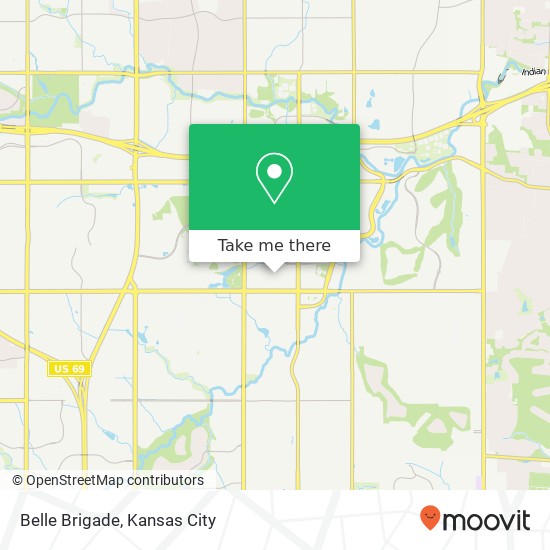 Belle Brigade, Leawood, KS 66211 map