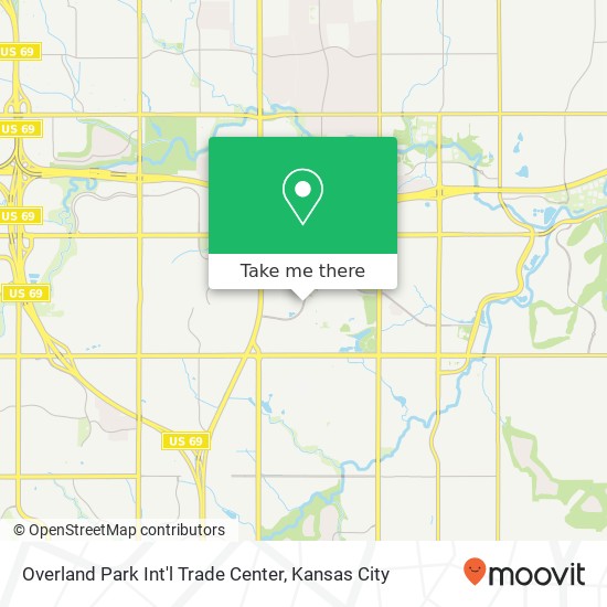 Overland Park Int'l Trade Center map