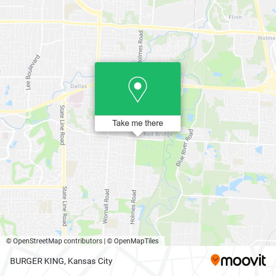 BURGER KING map