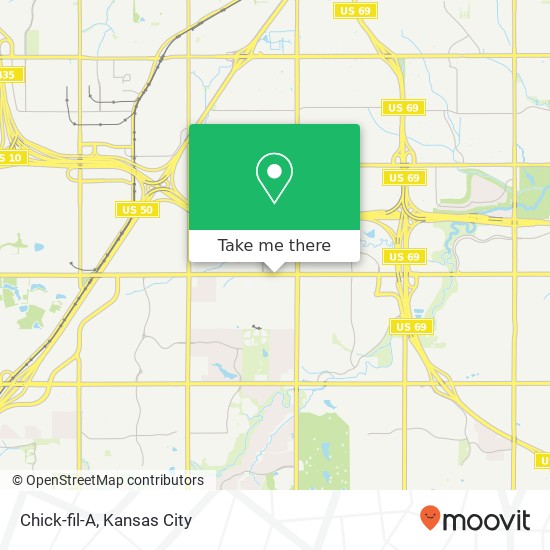 Chick-fil-A, 12345 College Blvd Overland Park, KS 66210 map