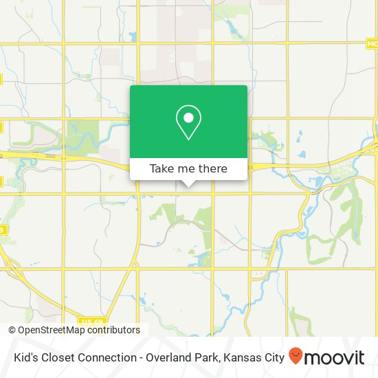 Kid's Closet Connection - Overland Park, 6000 College Blvd Leawood, KS 66211 map