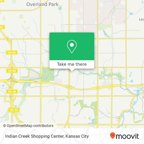Indian Creek Shopping Center map