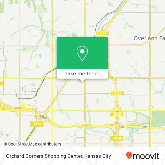 Mapa de Orchard Corners Shopping Center