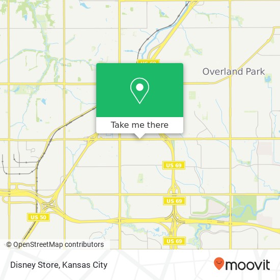 Disney Store, 11447 W 95th St Overland Park, KS 66214 map