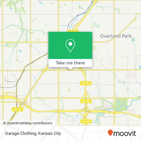 Garage Clothing, 11149 W 95th St Overland Park, KS 66214 map