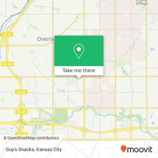 Guy's Snacks, 7223 W 95th St Overland Park, KS 66212 map