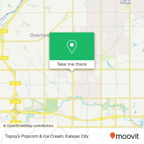 Topsy's Popcorn & Ice Cream, 9530 Metcalf Ave Overland Park, KS 66212 map