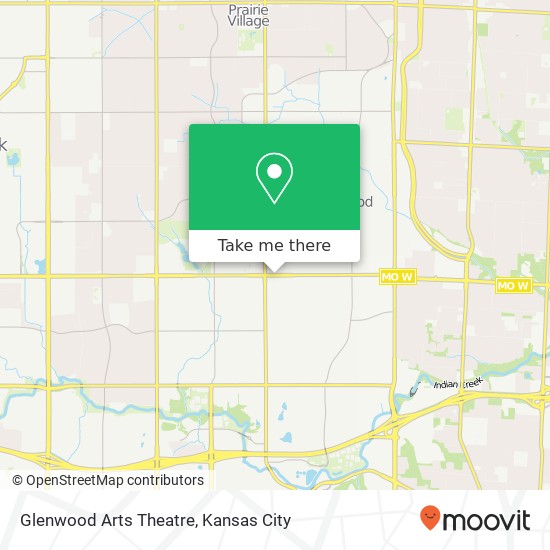 Mapa de Glenwood Arts Theatre