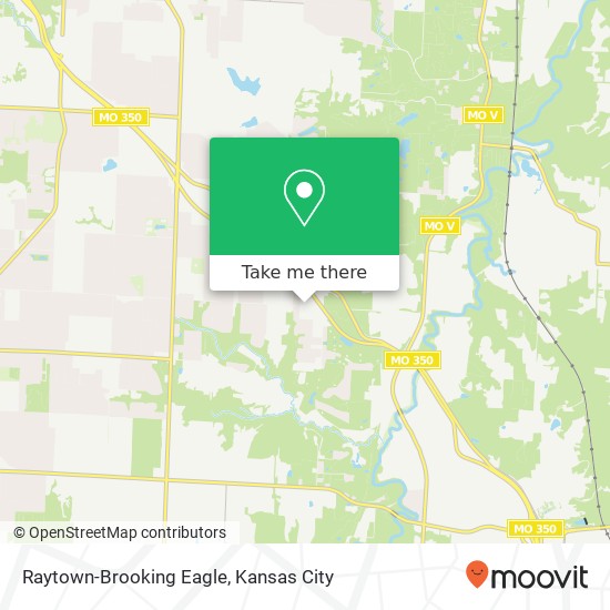 Mapa de Raytown-Brooking Eagle