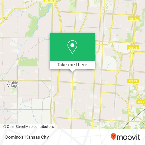 Domino's, 7208 Wornall Rd Kansas City, MO 64114 map