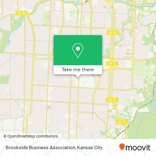 Mapa de Brookside Business Association