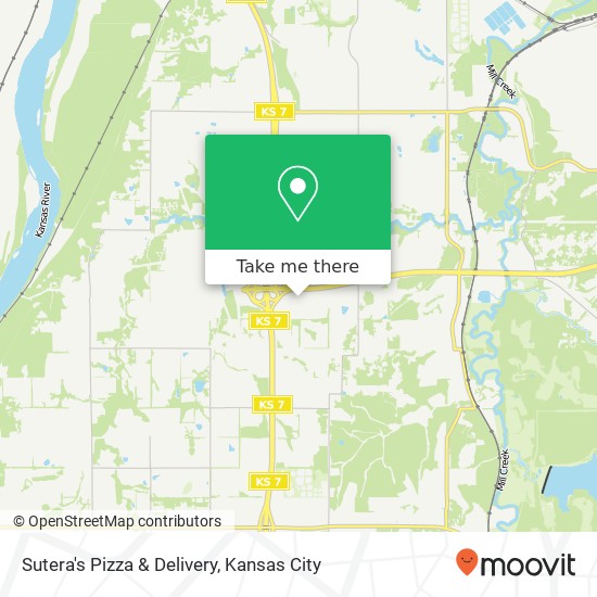 Sutera's Pizza & Delivery, 22716 Midland Dr Shawnee, KS 66226 map