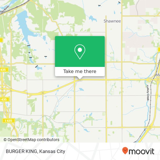 BURGER KING, 13241 Shawnee Mission Pkwy Shawnee, KS 66216 map