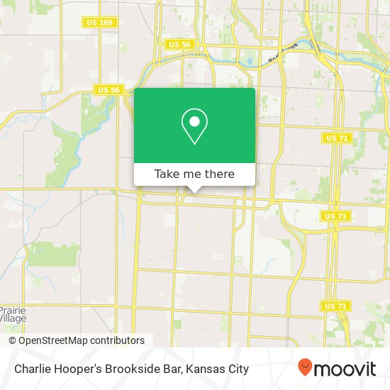 Charlie Hooper's Brookside Bar, 12 W 63rd St Kansas City, MO 64113 map