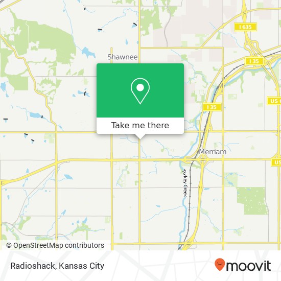 Mapa de Radioshack, 6005 Nieman Rd Shawnee, KS 66203