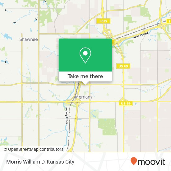 Mapa de Morris William D, 8929 Johnson Dr Mission, KS 66202