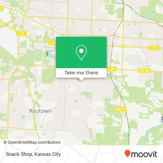 Snack Shop, 5016 Blue Ridge Blvd Kansas City, MO 64133 map