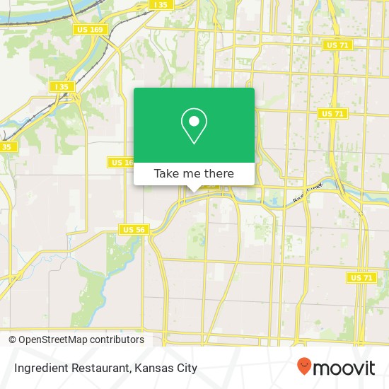 Ingredient Restaurant, 4807 Jefferson St Kansas City, MO 64112 map