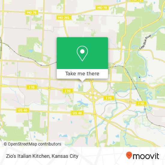 Zio's Italian Kitchen, 3901 S Bolger Rd Independence, MO 64055 map
