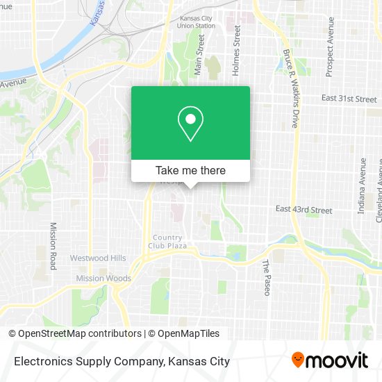 Mapa de Electronics Supply Company