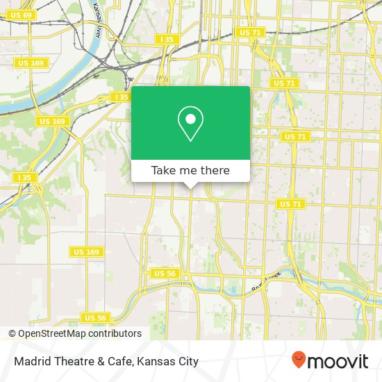 Mapa de Madrid Theatre & Cafe