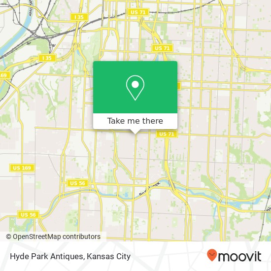 Hyde Park Antiques, 3946 Troost Ave Kansas City, MO 64110 map