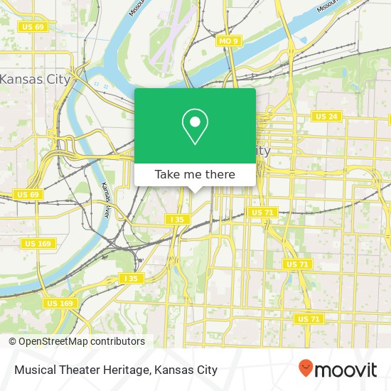 Musical Theater Heritage map