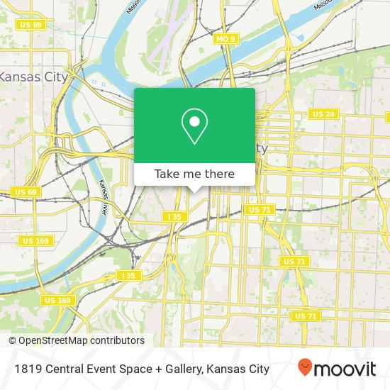 Mapa de 1819 Central Event Space + Gallery