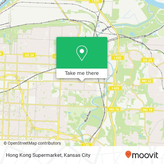 Hong Kong Supermarket, 6421 E Truman Rd Kansas City, MO 64126 map