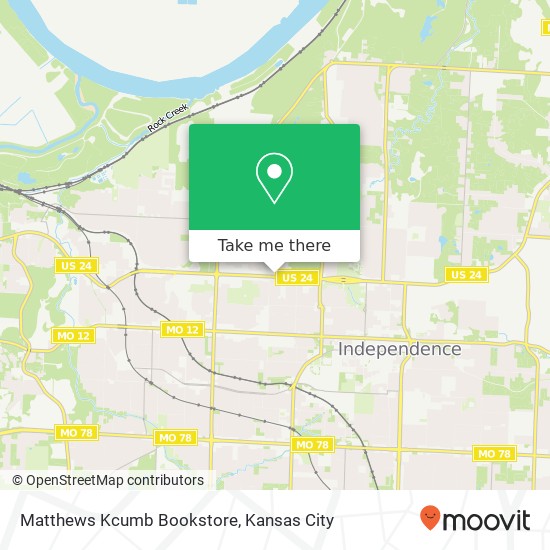 Mapa de Matthews Kcumb Bookstore