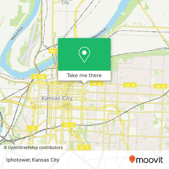 Iphotower, 1447 Independence Ave Kansas City, MO 64106 map