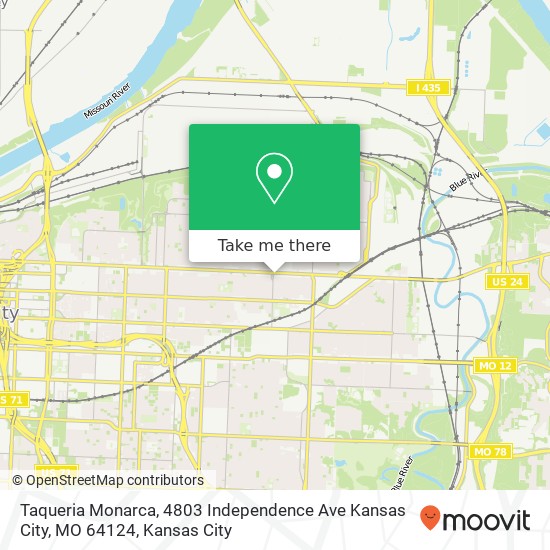 Taqueria Monarca, 4803 Independence Ave Kansas City, MO 64124 map