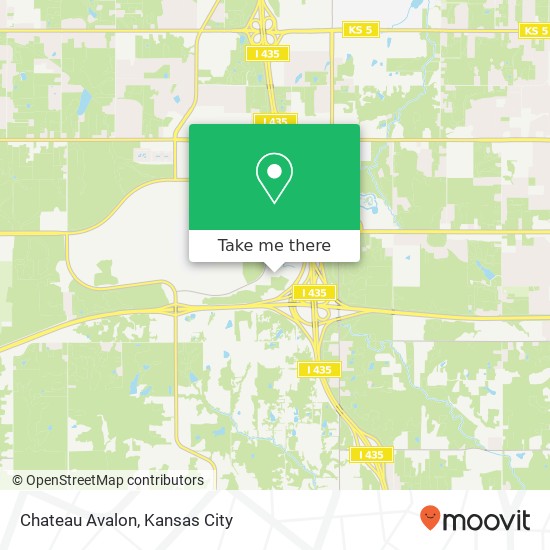 Mapa de Chateau Avalon, 701 Village West Pkwy Kansas City, KS 66111