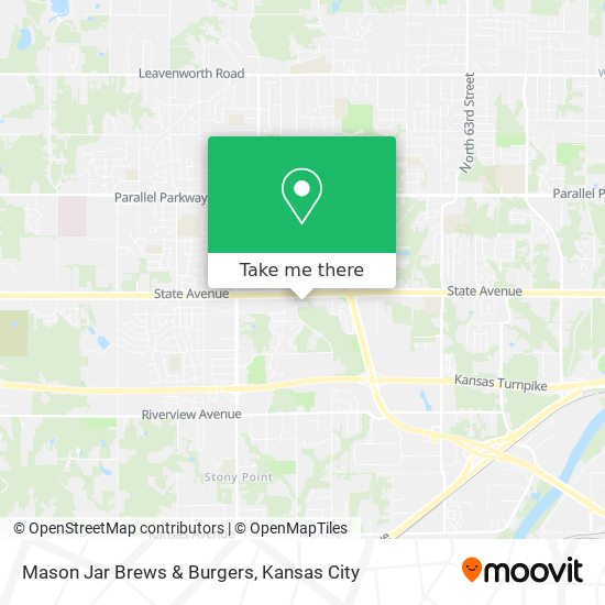 Mapa de Mason Jar Brews & Burgers