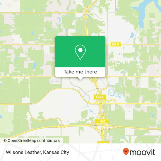 Mapa de Wilsons Leather, 1829 Village West Pkwy Kansas City, KS 66111