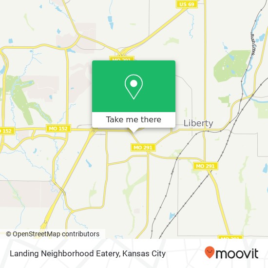 Landing Neighborhood Eatery, 1189 W Kansas St Liberty, MO 64068 map