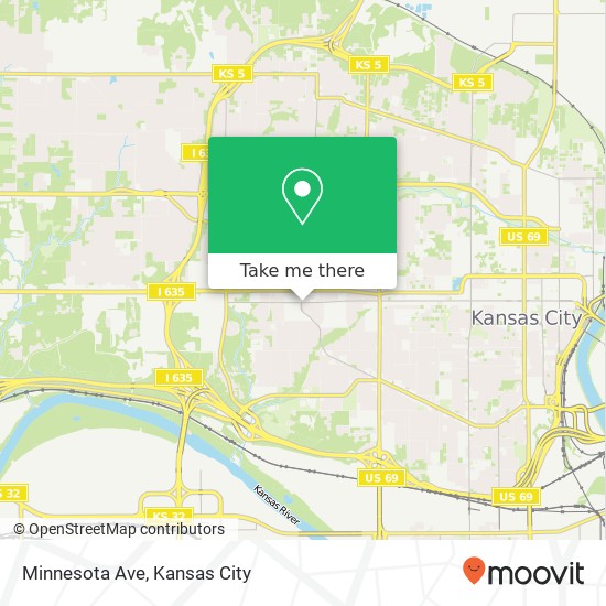 Mapa de Minnesota Ave