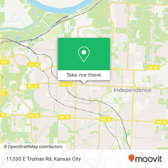 Mapa de 11330 E Truman Rd