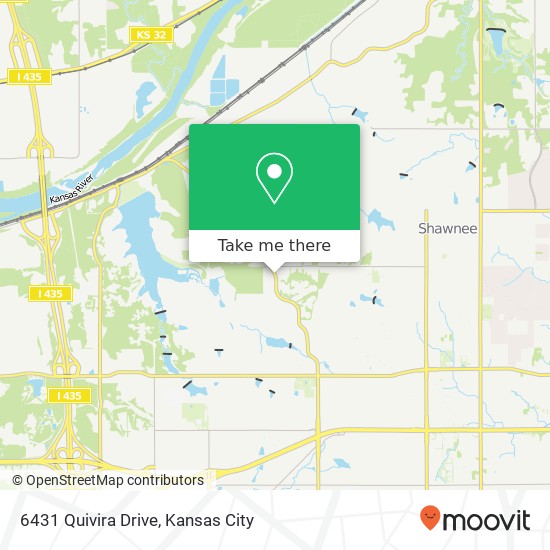 6431 Quivira Drive map