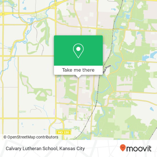 Mapa de Calvary Lutheran School