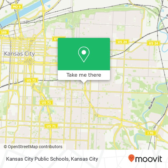 Kansas City Public Schools map