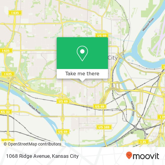 1068 Ridge Avenue map