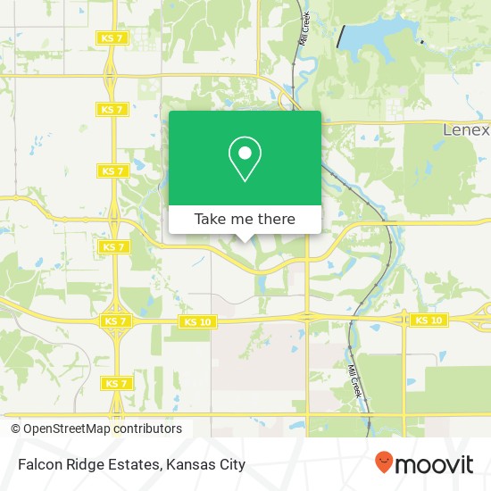 Falcon Ridge Estates map