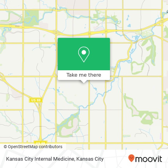 Kansas City Internal Medicine map