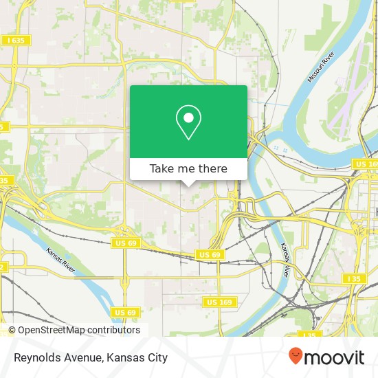 Mapa de Reynolds Avenue