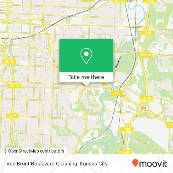 Mapa de Van Brunt Boulevard Crossing