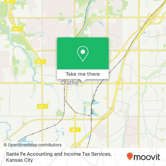 Sante Fe Accounting and Income Tax Services map